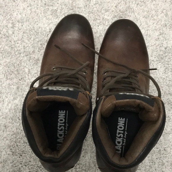 Blackstone Lace-up Leather Boots main image 6